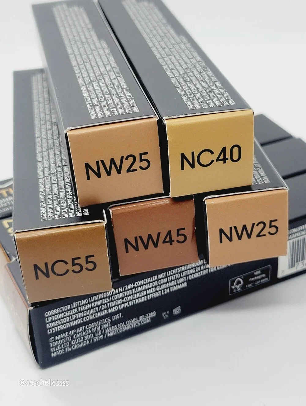 NC 40 MAC Cosmetics Studio Fix 36 Hour Smooth Angles Concealer Brand New In Box